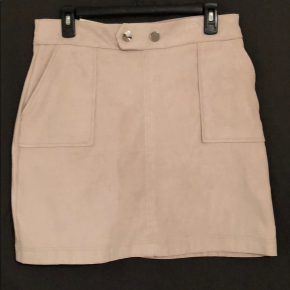 INC International Concepts Dresses & Skirts - Women’s INC Faux Suede Mini Skirt